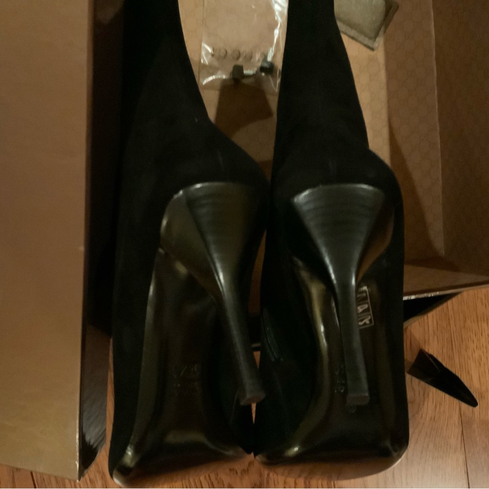 Gucci Booties - New with Box - Size 38.5 - Black Suede - Picture 8 of 15